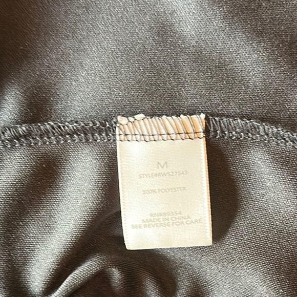 Black and White Ruched Scoop Neck Sundress - Picture 7 of 7